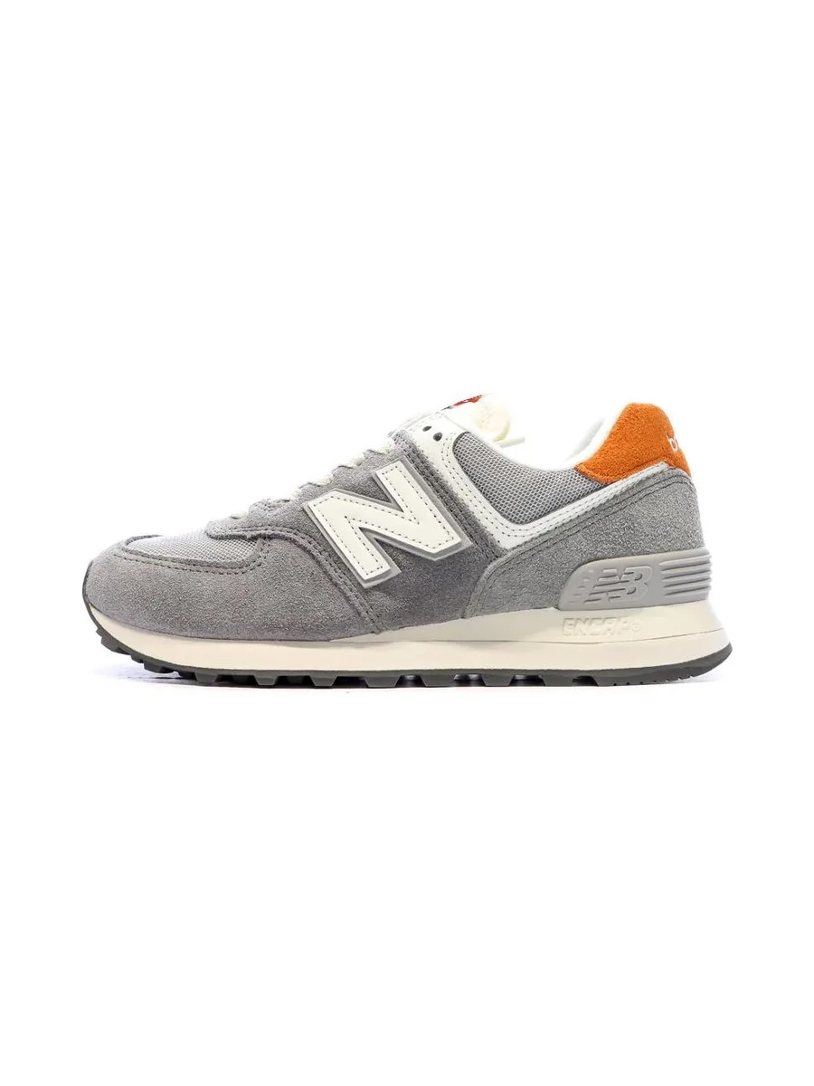 ML574 Baskets Gris/Orange Garçon New Balance 2
