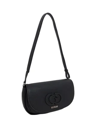 Sac à Bandoulière Noir Femme Guess Calebra 1