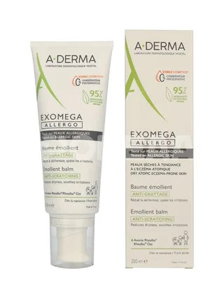 A-Derma Exomega Allergo Emollient Balm 200ml 1