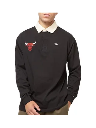 Polo Manches Longues Noir Homme New Era 60574488 1