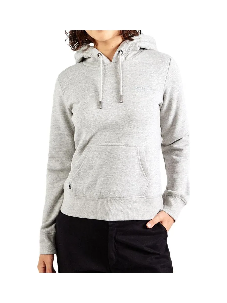 Sweat Gris Femme Superdry Essentials 2