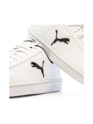 Baskets Blanches/Noires Garçon Puma Cat 7