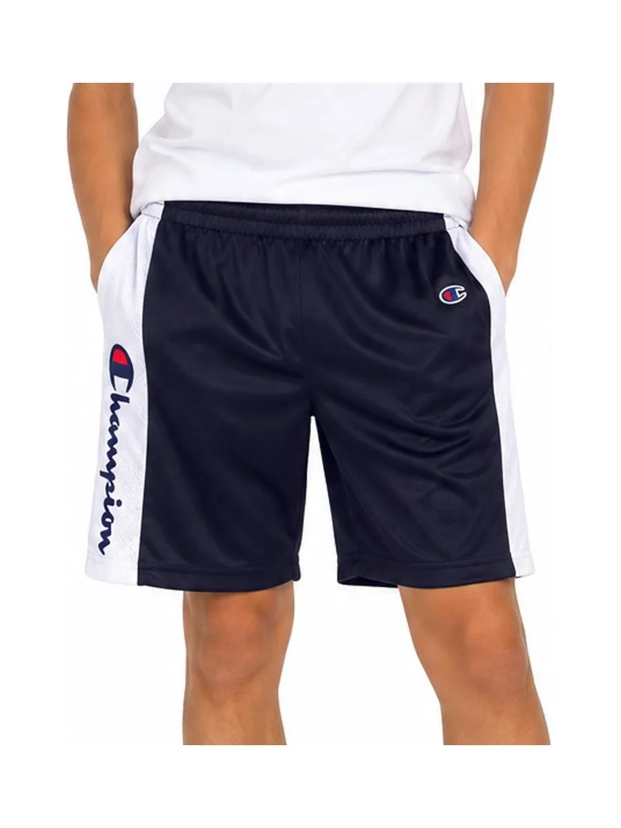 Short Marine/Blanc Garçon Champion C914SH199 2