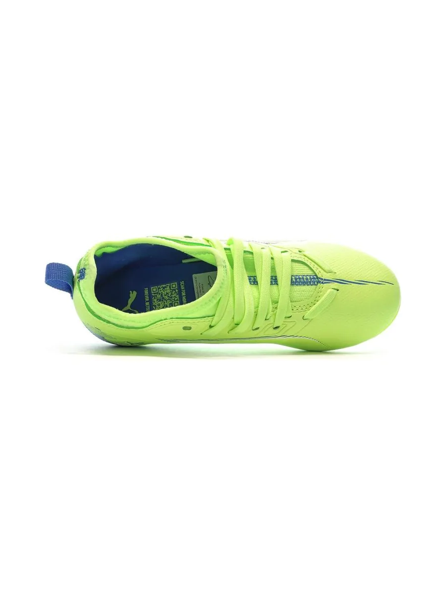 Chaussures de Foot Jaune Fluo Junior Puma Ultra 5 Match FG/AG 5