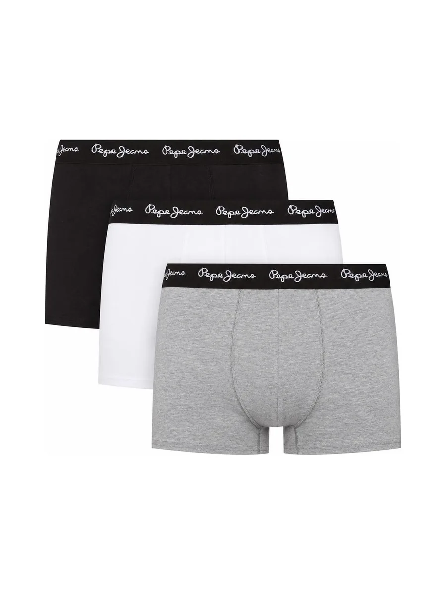 X3 Boxers Noir/Gris/Blanc Homme Pepe Jeans TK 3