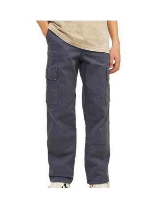 Pantalon Cargo Bleu Garçon Jack & Jones Kane Harlow 1