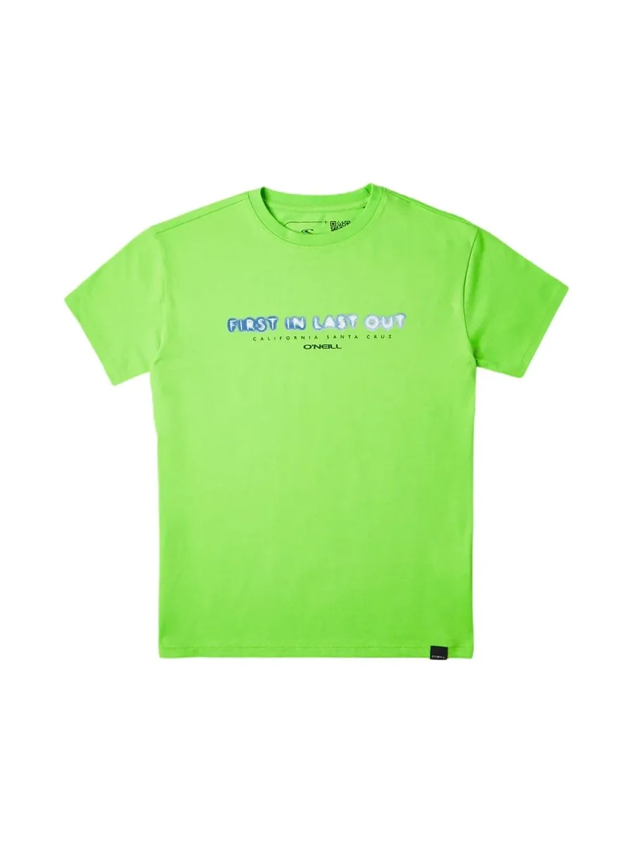 T-shirt Vert Garçon O'Neill Neon 2