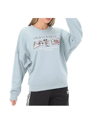 Sweat Bleu Gris Femme Adidas Disney HL9057 1