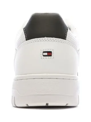 Baskets Blanches/Olive Homme Tommy Hilfiger Th Hi Vulc 3