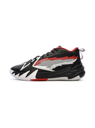 Chaussures de Basketball Noir/Rouge Homme Puma Scoot Zeros City 1