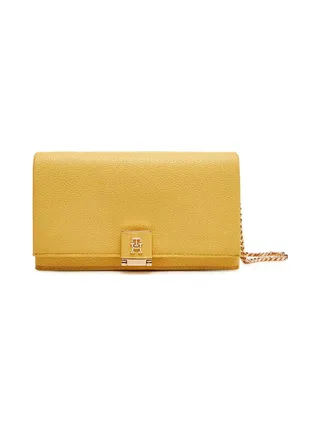 Sac à Bandoulière Jaune Femme Tommy Hilfiger Th Her Flap 1