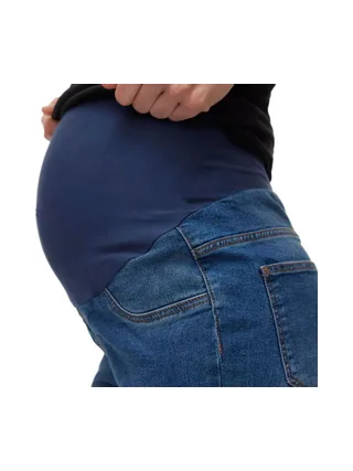 Jean de Grossesse Skinny Bleu Femme Mamalicious Mecho 3