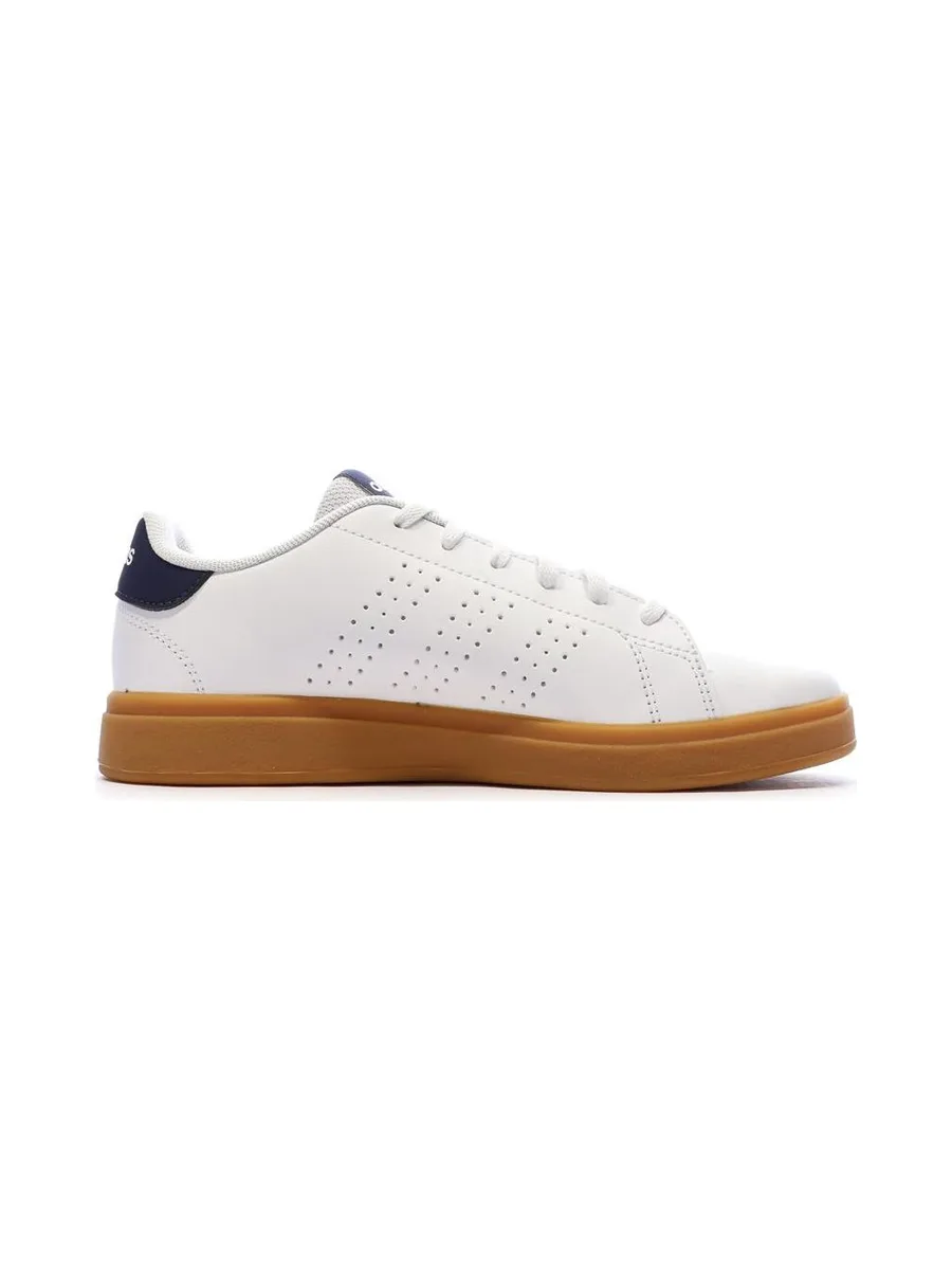 Baskets Blanches Homme Adidas Advantage Bases 3