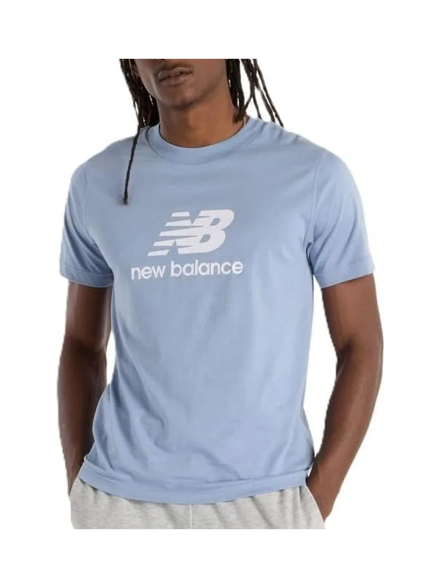 T-shirt Bleu Clair Homme New Balance Sports 2