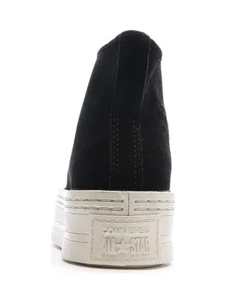 Baskets Noires Femme Converse Chuck Taylor All Star Suede 3