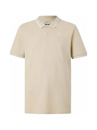 Polo Beige Homme Kappa Logo Korpo 1
