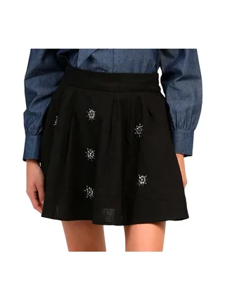 Jupe Noir Femme An'ge Rosalia 1
