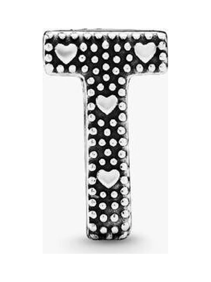 Pandora - Charm Lettre T en argent 3