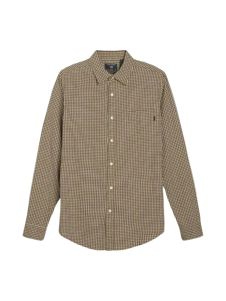 Chemise Marron à Motifs Homme Dockers Woven 2