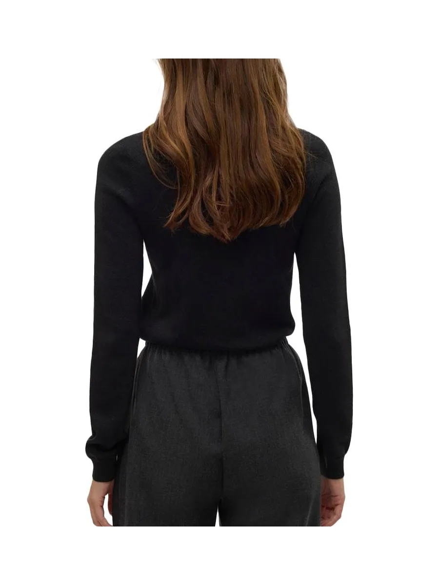 Pull Noir Femme Vero Moda Happyshine 3