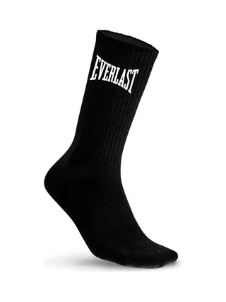 Lot de 6 Paires de chaussettes Noires Homme Everlast EL063 1