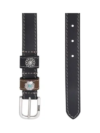Ceinture Noire Femme Diesel B-texa Belt - T 2