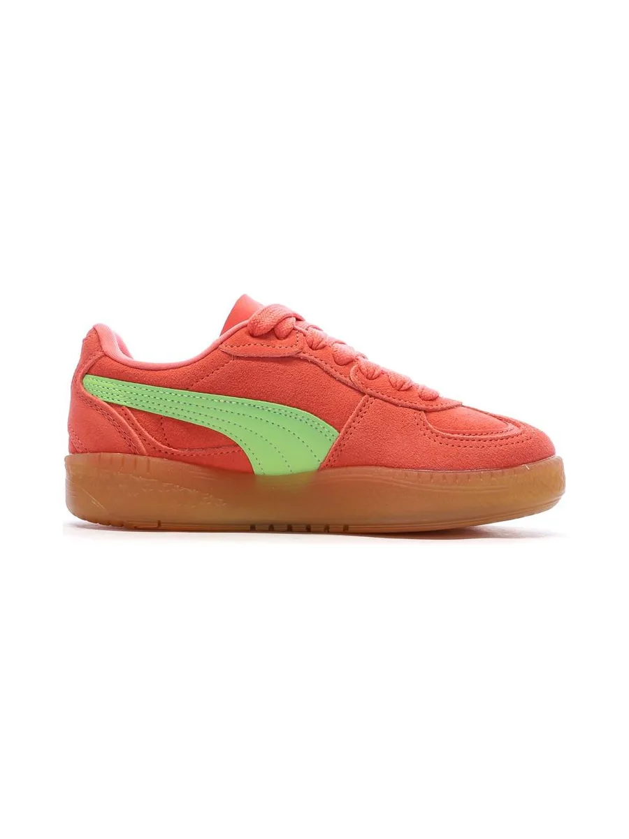 Baskets Oranges/Vertes Femme Puma Palermo Moda Xtra 2