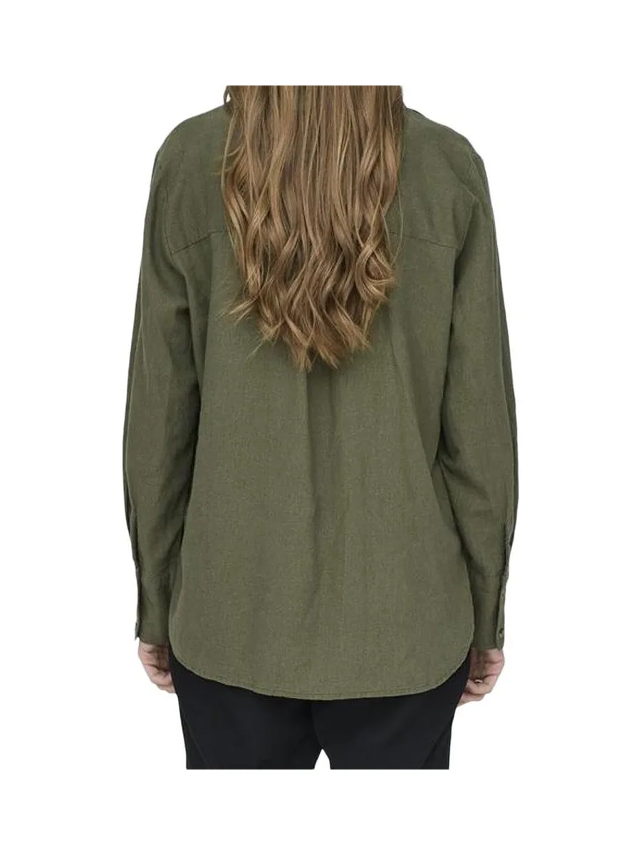 Chemise Kaki Femme JDY Linen 4
