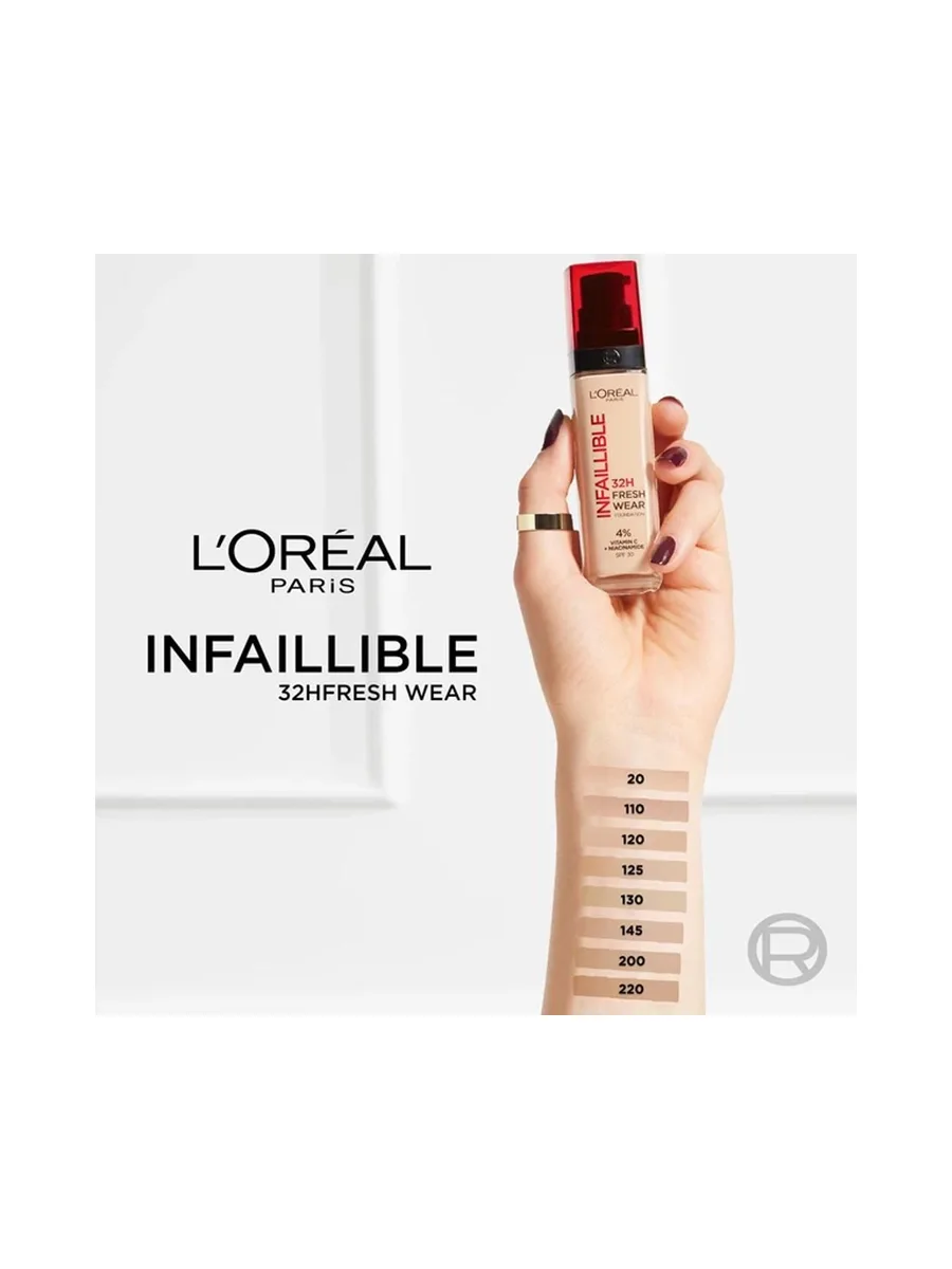 Fond de Teint Fluide Infaillible 32H Fresh L'Oréal Paris 020 Neutre 3