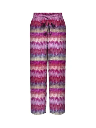 Pantalon Violet/Marine Femme Only Nova Life Palazzo 1