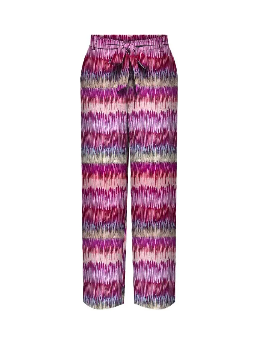 Pantalon Violet/Marine Femme Only Nova Life Palazzo 2