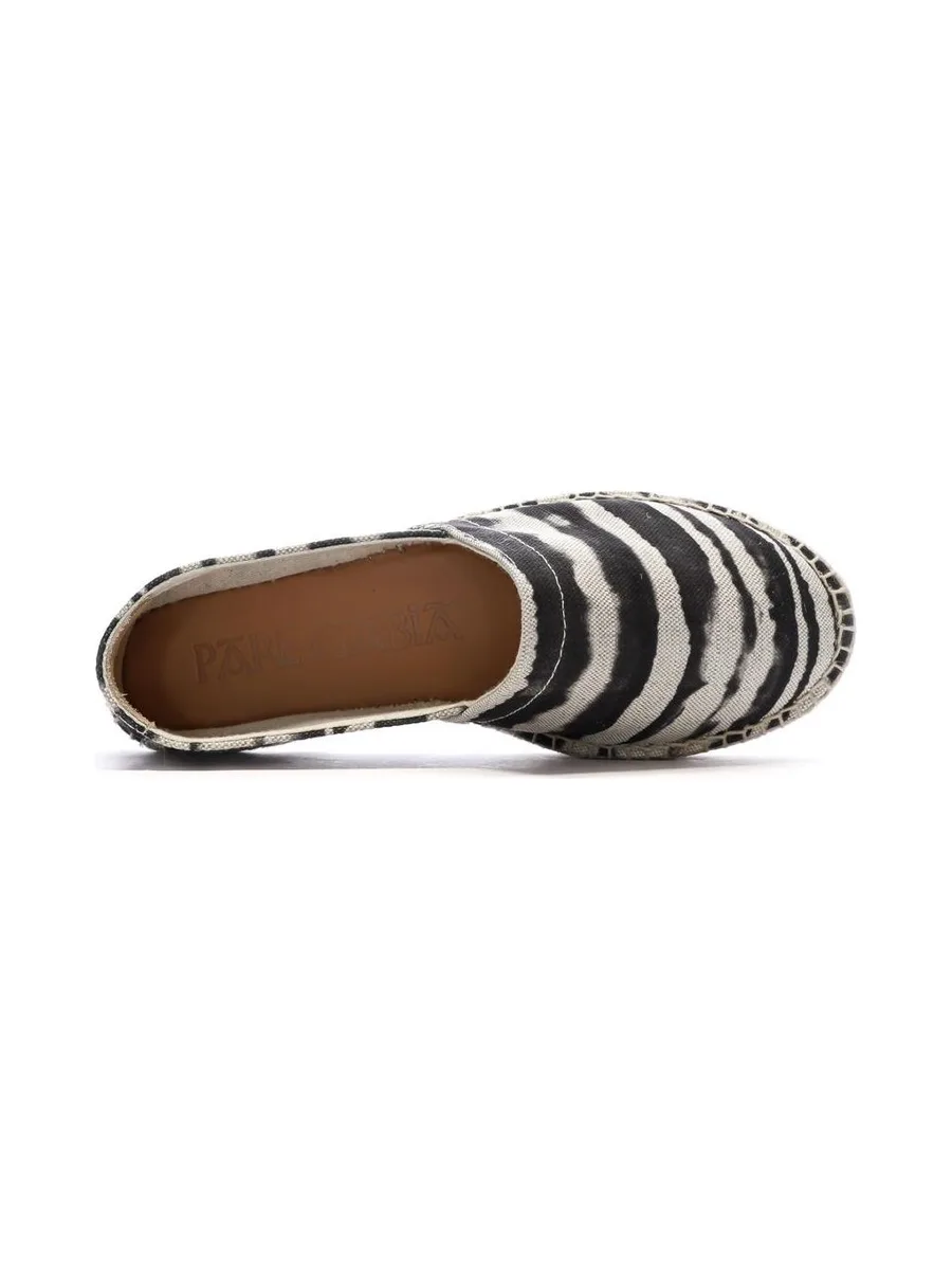 Espadrilles Beige/Noires Femme Pare Gabia Anitz 5