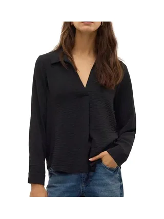 Blouse Noire Femme Vero Moda Malva 1