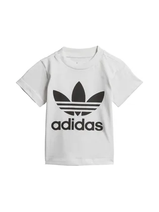 T-shirt Blanc/Noir Garçon Adidas DV2828 1