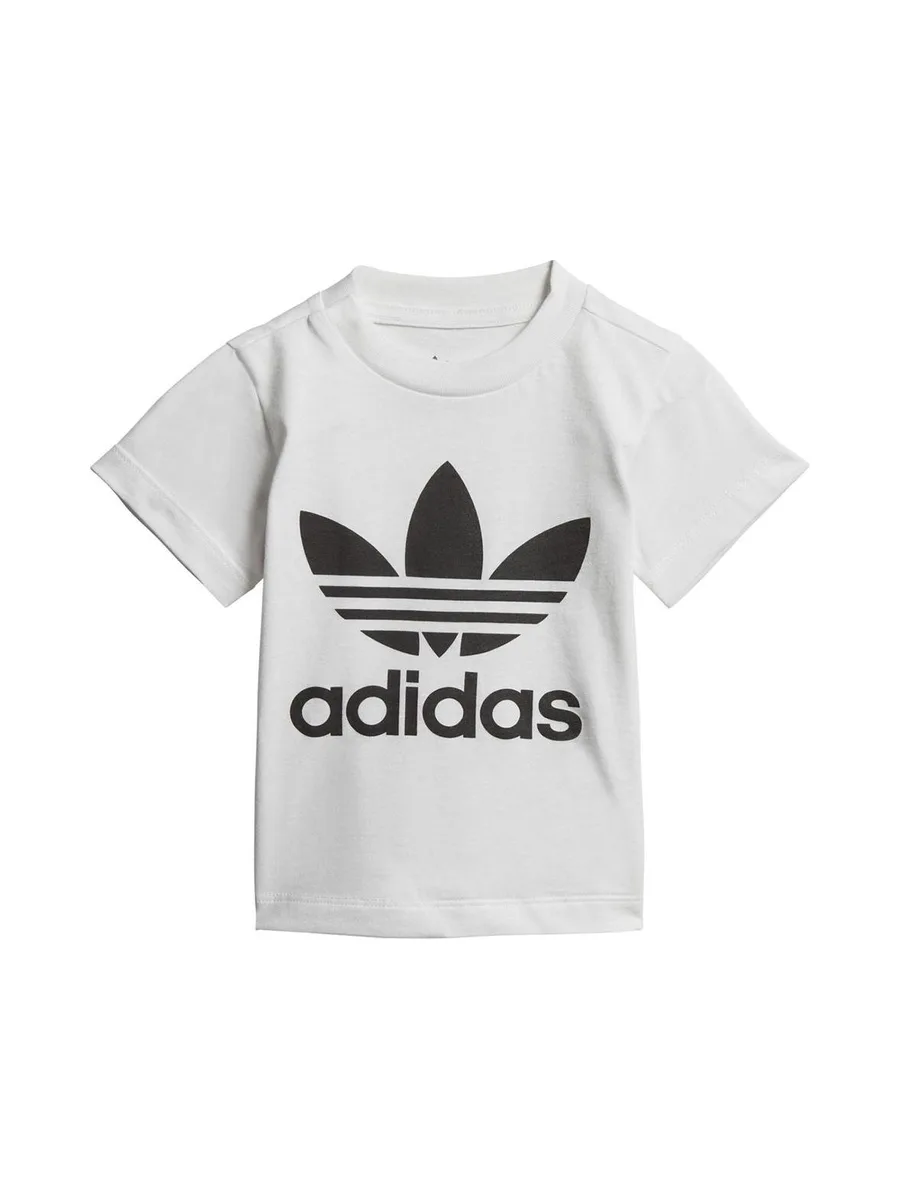 T-shirt Blanc/Noir Garçon Adidas DV2828 2