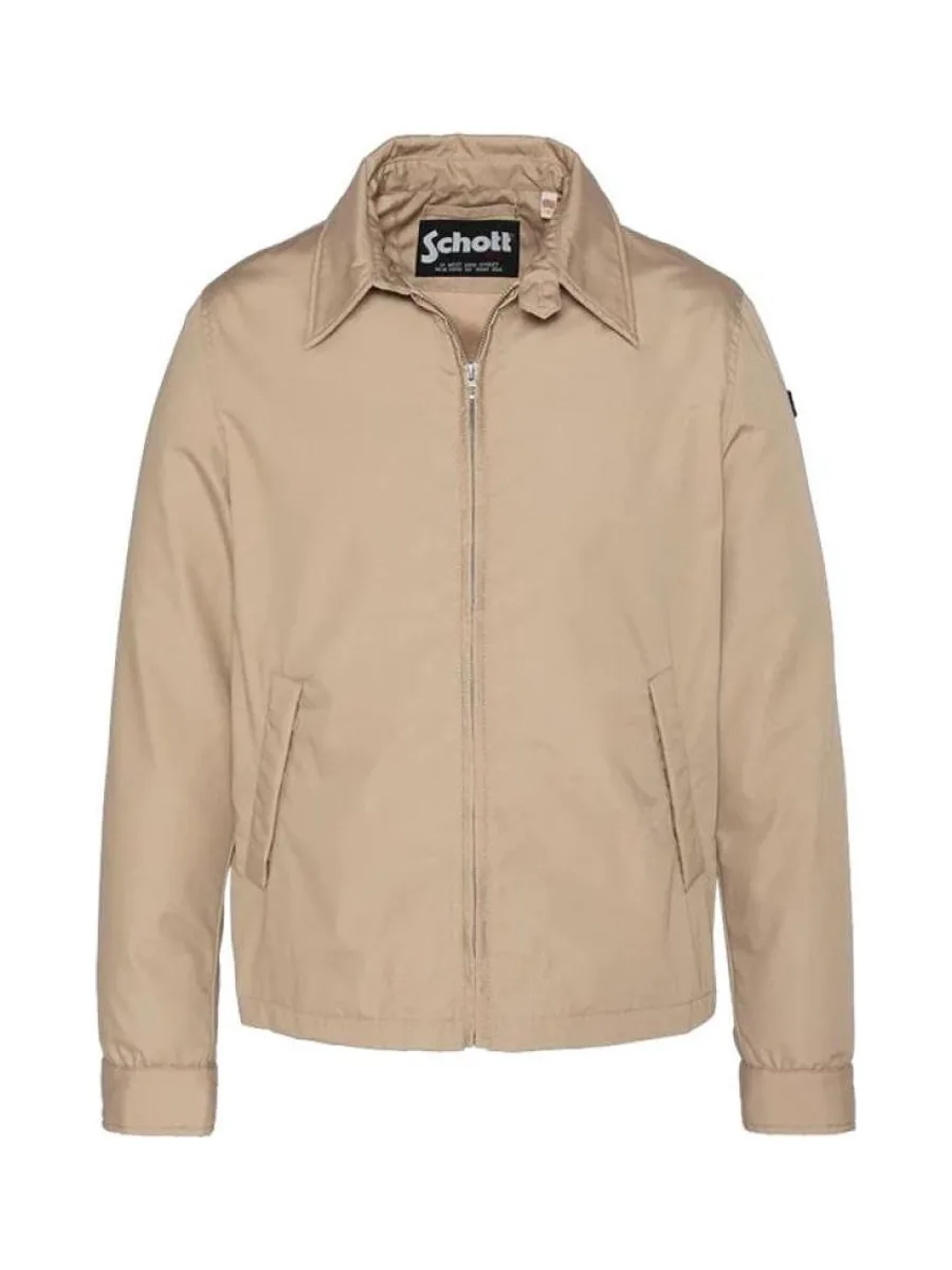 Blouson Beige Homme Schott Evano 1