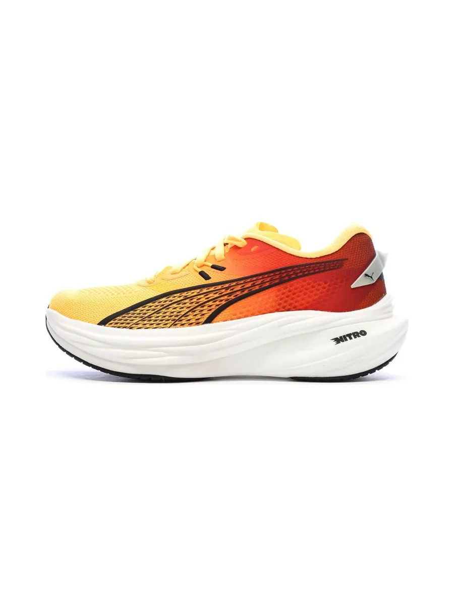 Chaussures de Running Orange Femme Puma Deviate Nitro 3 Fade 2