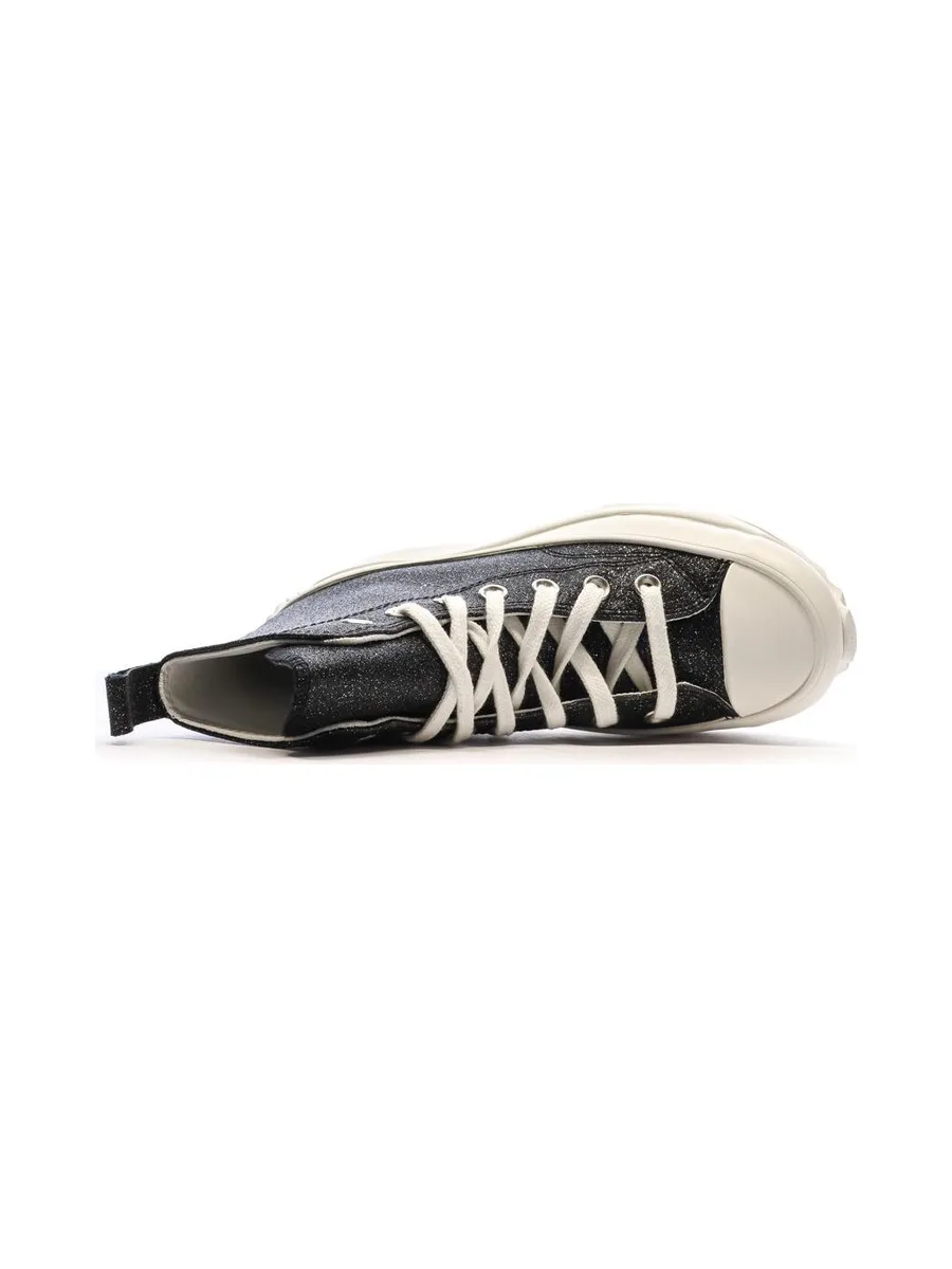Baskets Noires à paillettes Femme Converse Run Star Hike 5