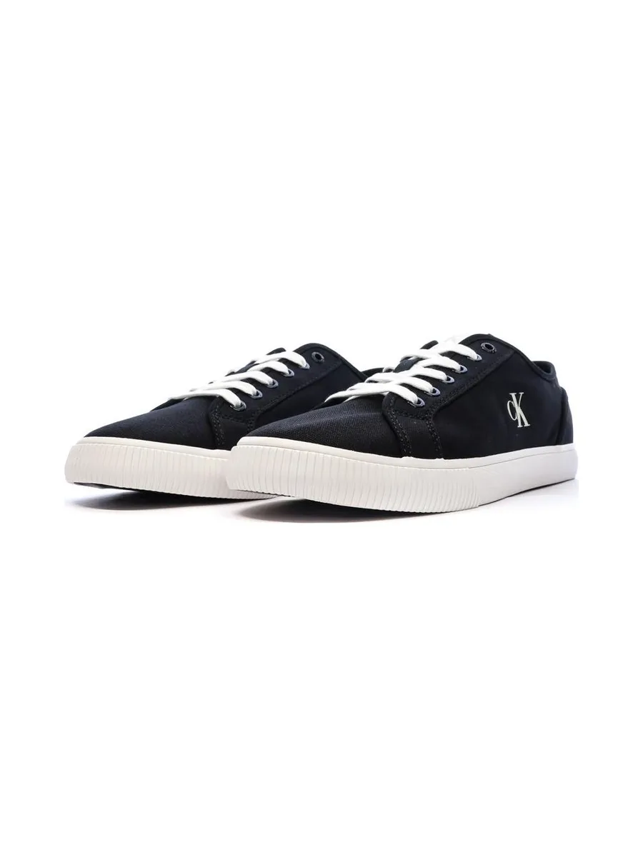 Baskets Noir/Blanc Homme Calvin Klein Jeans Ess Vulc Low 7