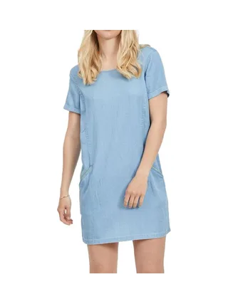 Robe Bleu jeans Femme Vila Electric 1