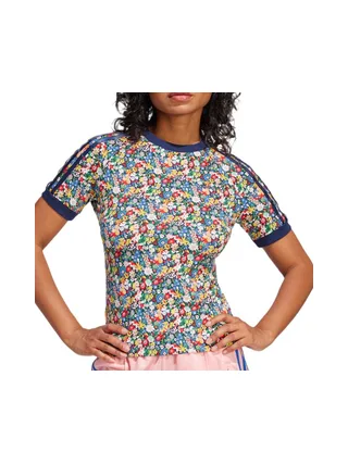 T-Shirt Noir/Jaune Femme Adidas Liberty Cali 1