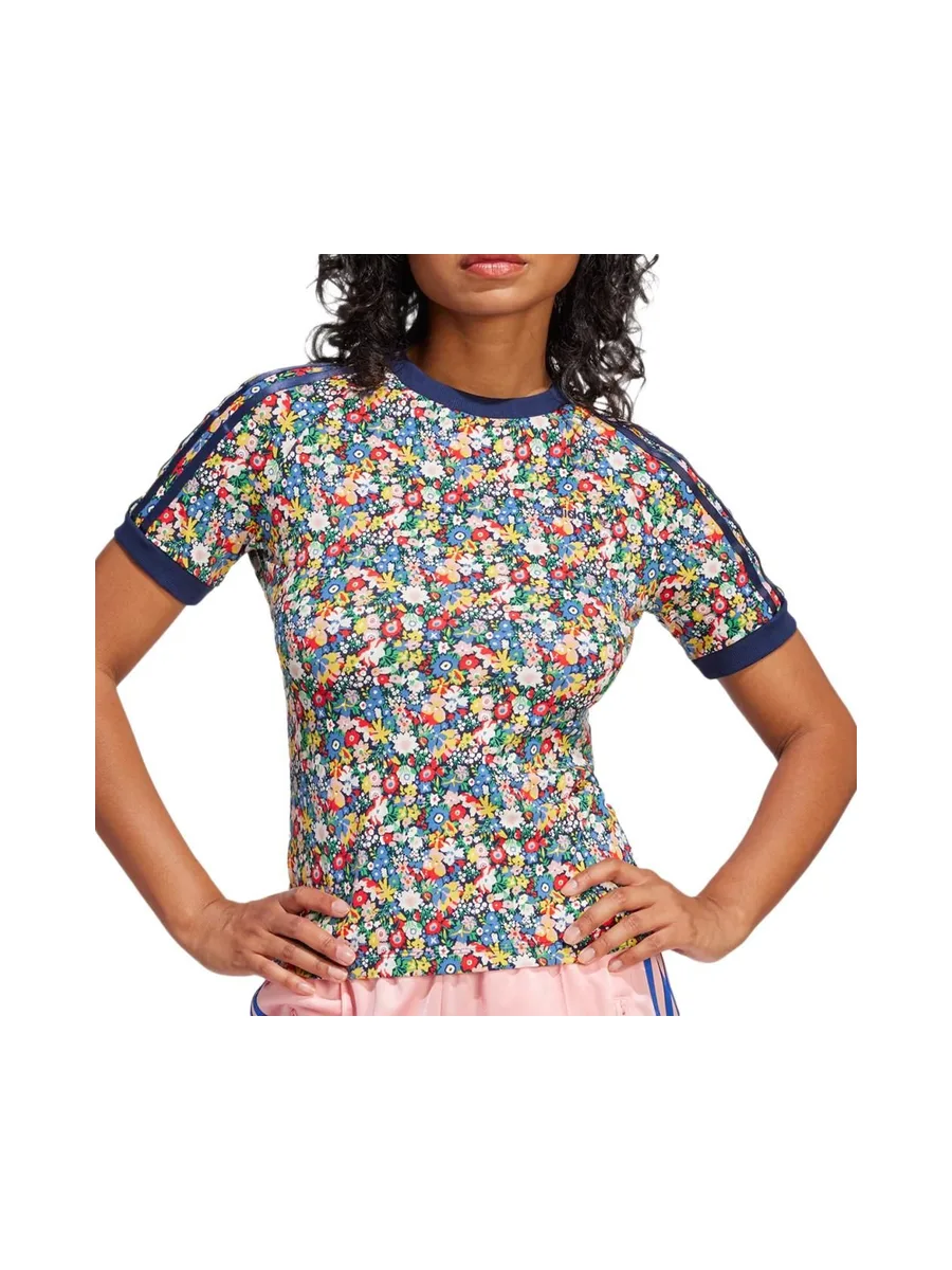 T-Shirt Noir/Jaune Femme Adidas Liberty Cali 2