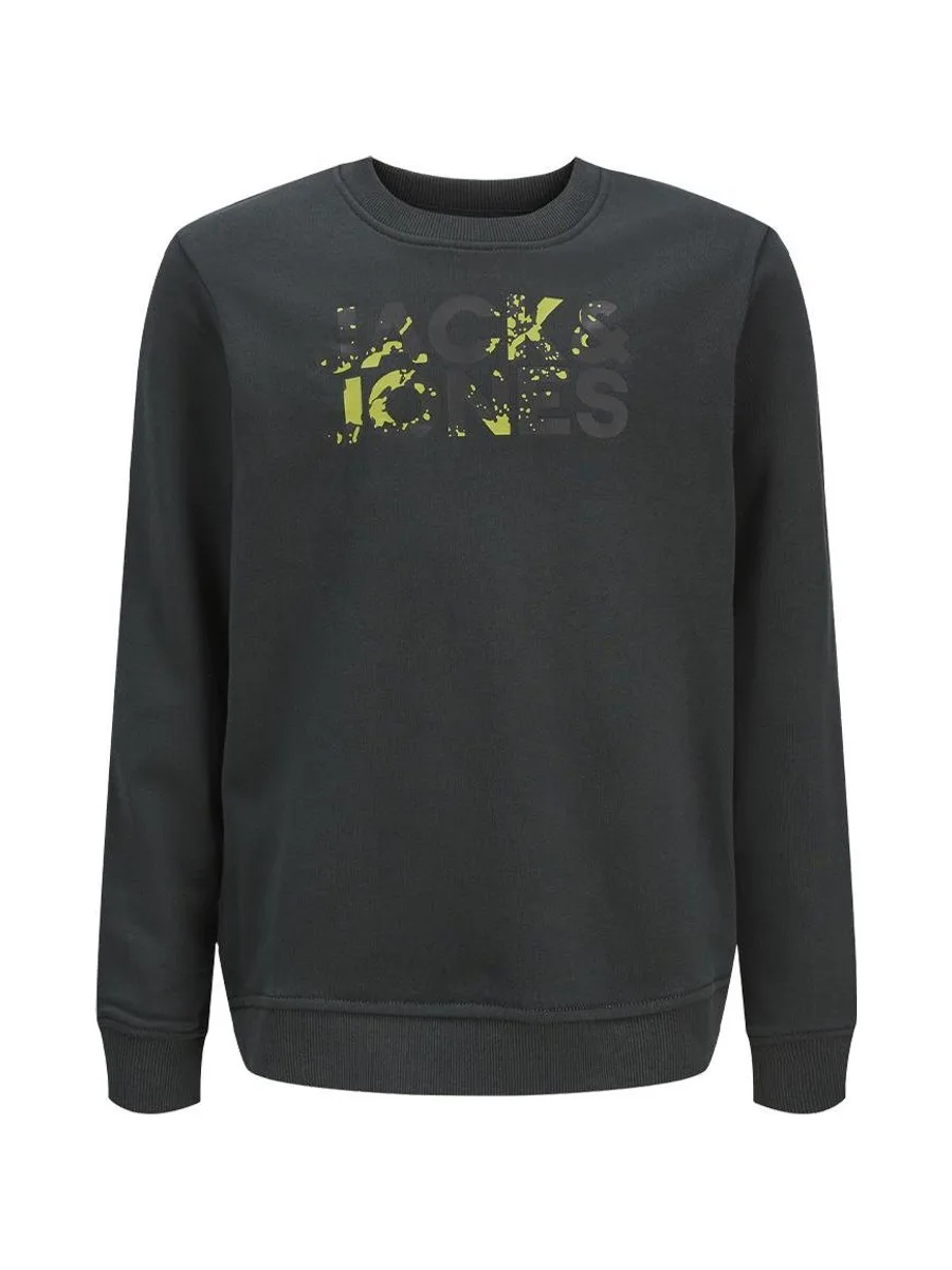 Sweat Gris Foncé Garçon Jack & Jones Splash 3