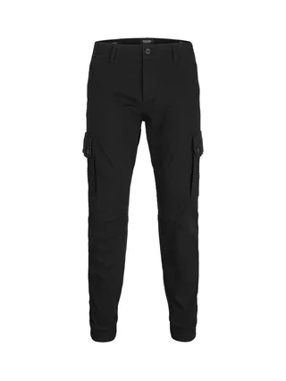 Pantalon Cargo Noir fluide Garçon Jack & Jones Paul 111 1