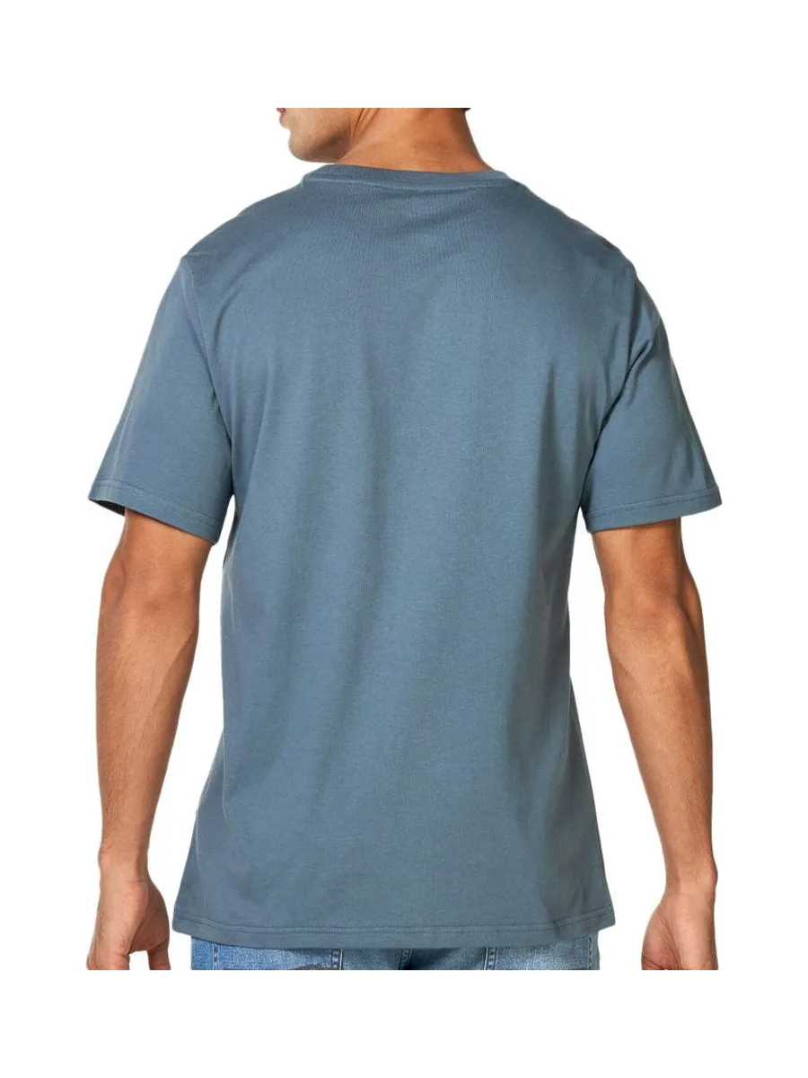 T-shirt Bleu Homme Converse Outdoor Star 3