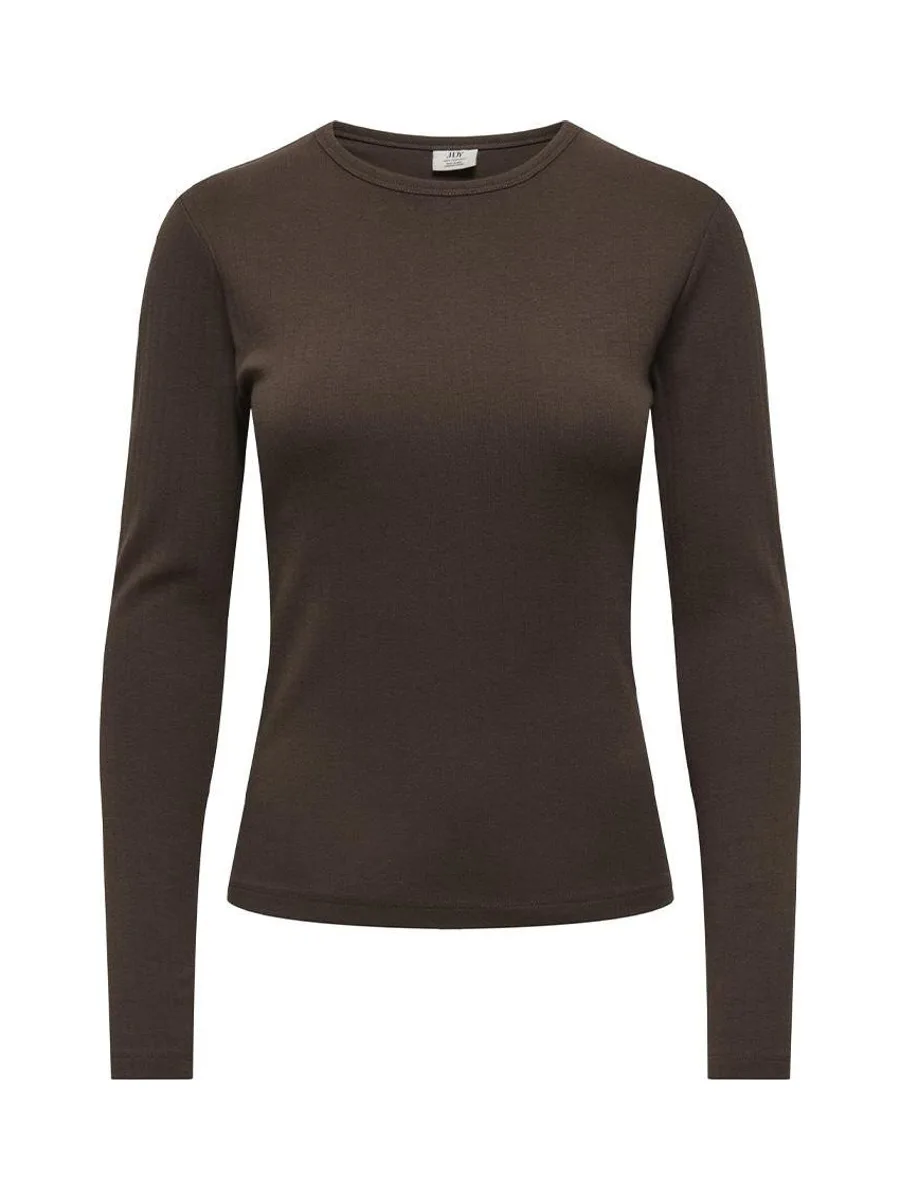 T-Shirt Manches Longues Marron Foncé Femme JDY Vaya 2