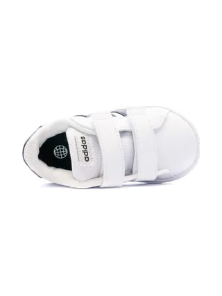 Baskets Blanc/Noir Bébé/Garçon Adidas Grand Court 2.0 4