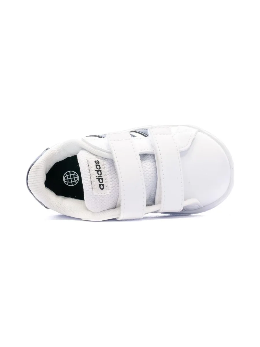 Baskets Blanc/Noir Bébé/Garçon Adidas Grand Court 2.0 5