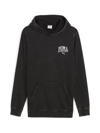 Sweat à Capuche Noir Homme Puma Class Washed 1