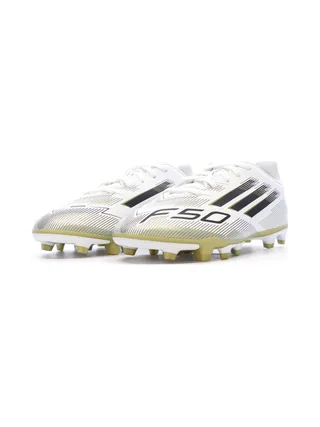 Chaussures de Football Blanc/Doré Mixte Adidas F50 Club 6